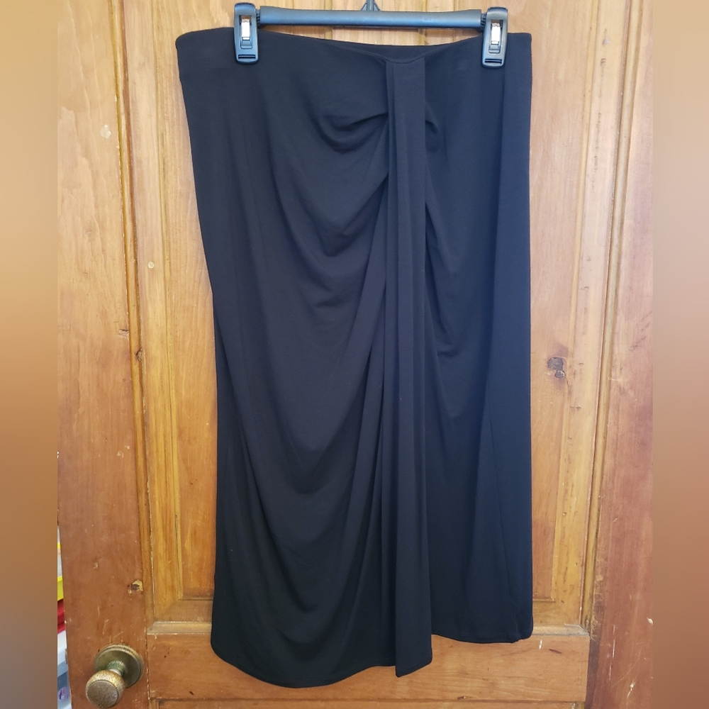 Reitman's Black Midi Skirt, Size 14